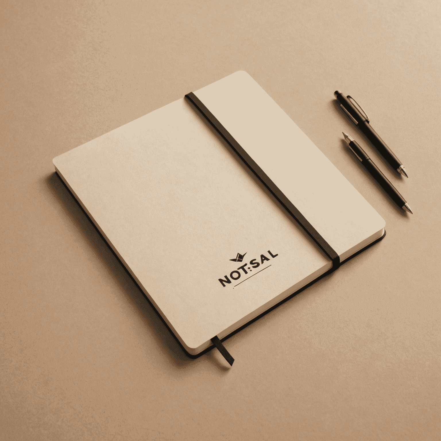Aiworkspacehome logo - a minimalist design featuring a stylized notebook with a smart pen